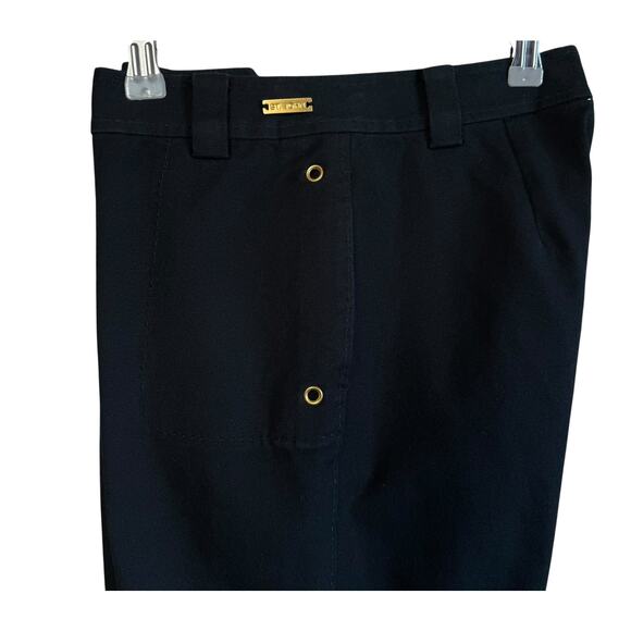St John Sport Relaxed Fit Straight Leg Size 4 Gold Buttons Zipper Closure - Picture 2 of 10
